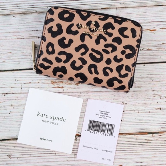 Kate Spade Leopard Tote with Wallet Set - Picture 5 of 7